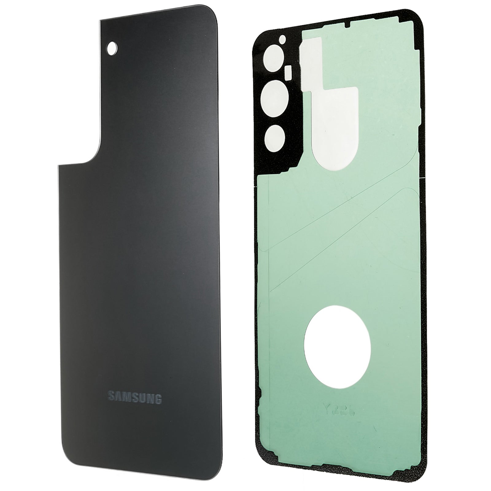 Pro Samsung Galaxy S22 5G S906 Kryt pouzdra baterie s lepicí nálepkou Náhradní díly telefonu