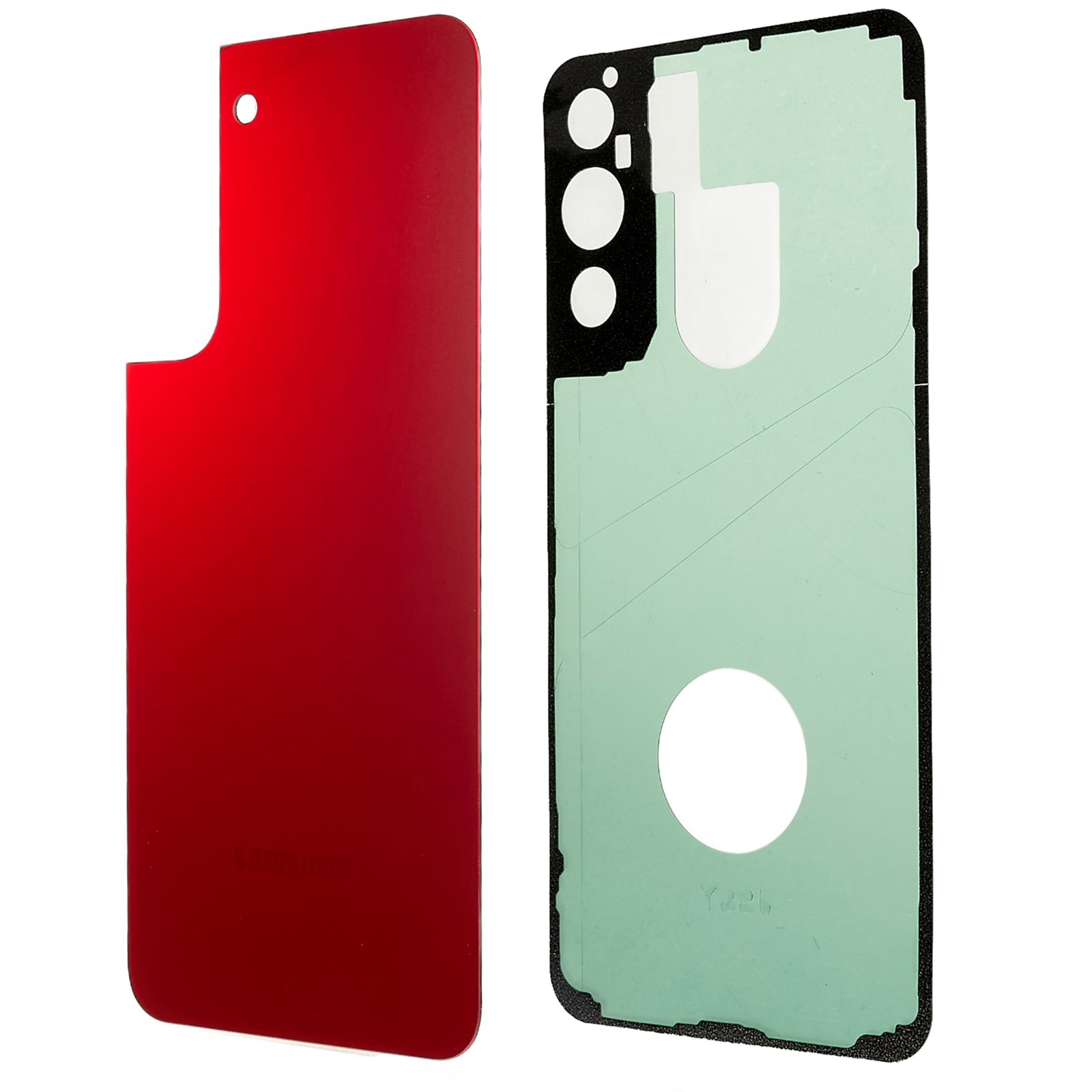 Pro Samsung Galaxy S22 5G S906 Kryt pouzdra baterie s lepicí nálepkou Náhradní díly telefonu