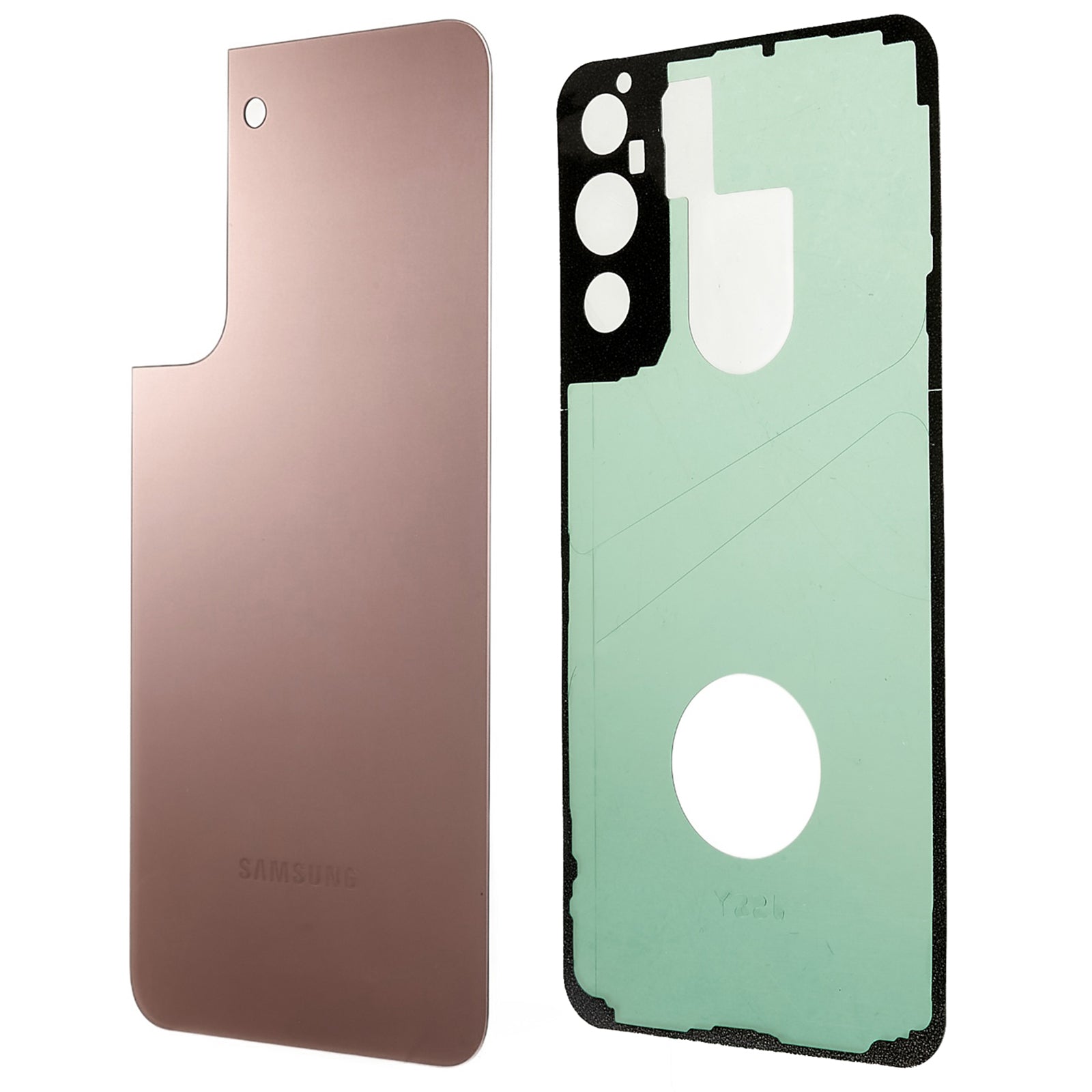 Pro Samsung Galaxy S22 5G S906 Kryt pouzdra baterie s lepicí nálepkou Náhradní díly telefonu