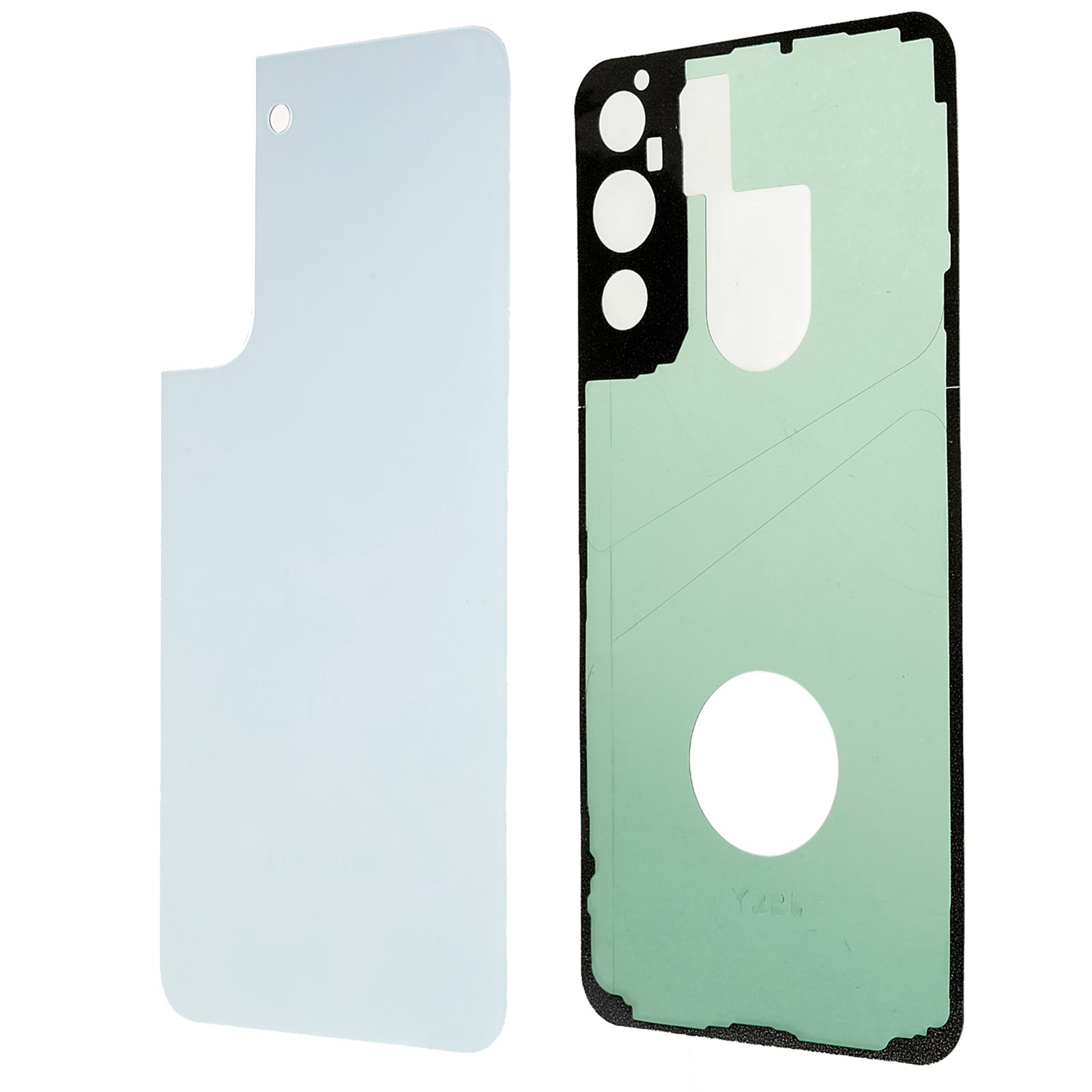 Pro Samsung Galaxy S22 5G S906 Kryt pouzdra baterie s lepicí nálepkou Náhradní díly telefonu