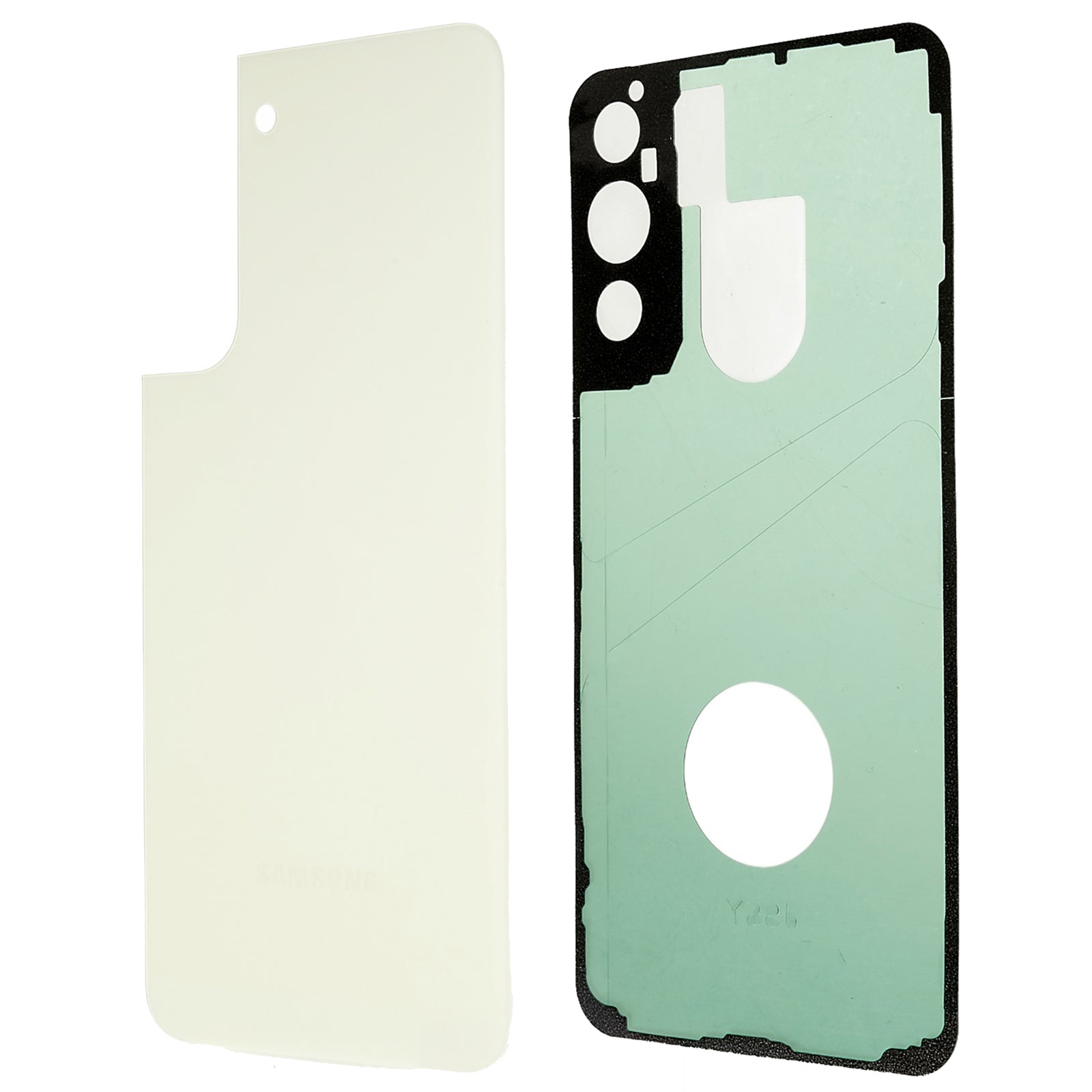 Pro Samsung Galaxy S22 5G S906 Kryt pouzdra baterie s lepicí nálepkou Náhradní díly telefonu