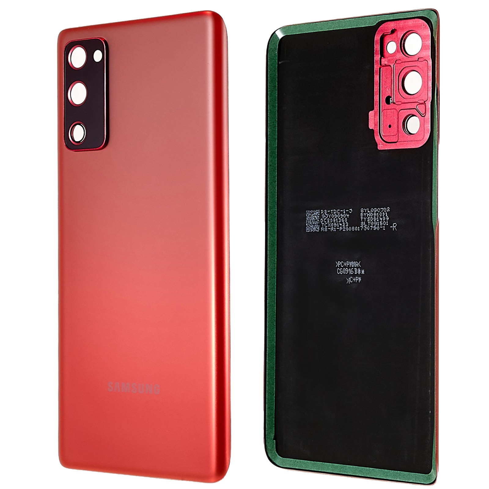 For Samsung Galaxy S20 FE 4G G780 S20 FE 5G G781 Battery Housing with Adhesive Sticker Camera Lens Cover