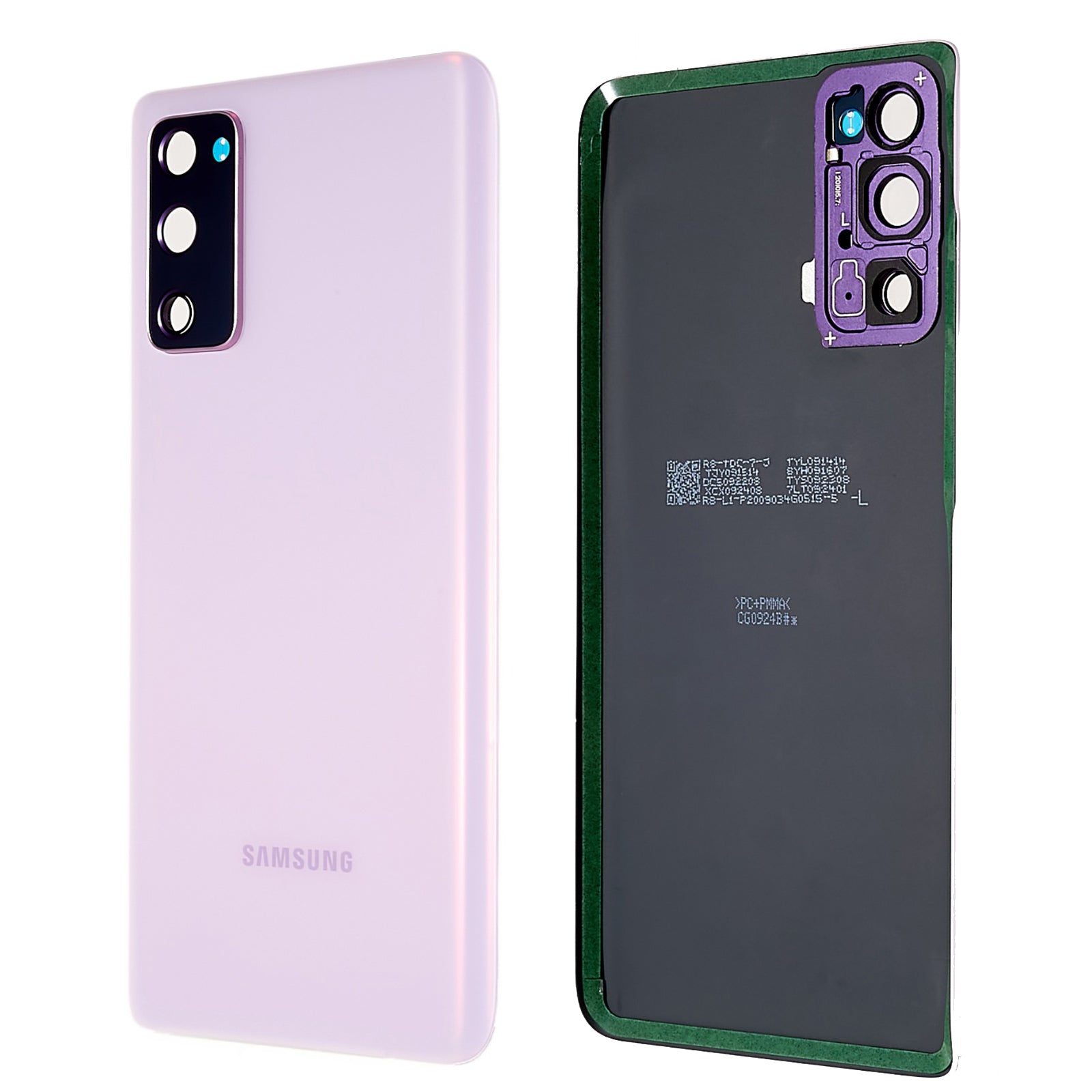 For Samsung Galaxy S20 FE 4G G780 S20 FE 5G G781 Battery Housing with Adhesive Sticker Camera Lens Cover