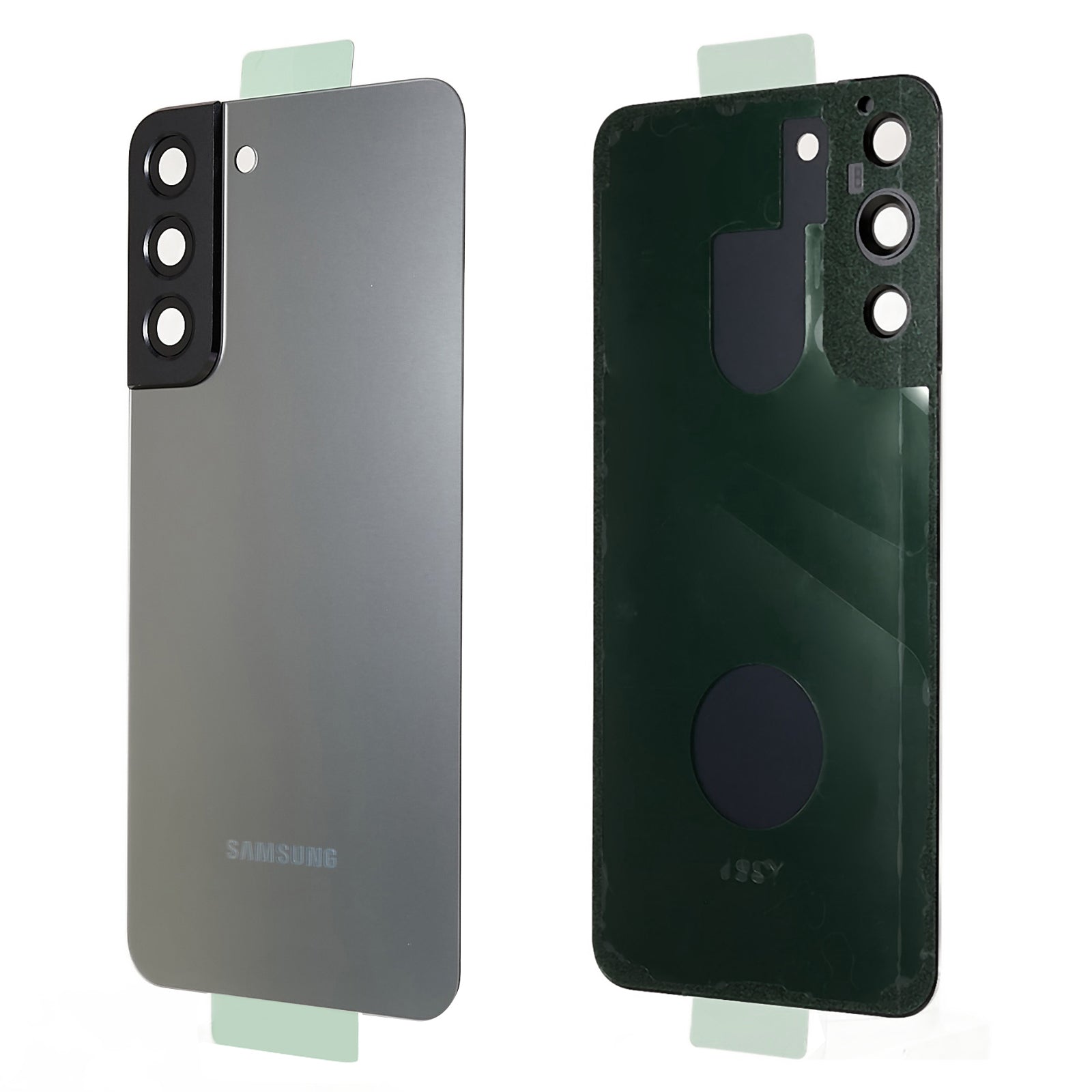 Pro Samsung Galaxy S22 5G S906 bateriový kryt s lepicí nálepkou, kryt objektivu fotoaparátu