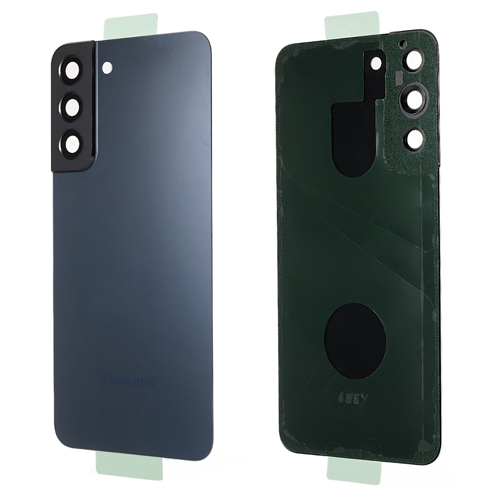 Pro Samsung Galaxy S22 5G S906 bateriový kryt s lepicí nálepkou, kryt objektivu fotoaparátu