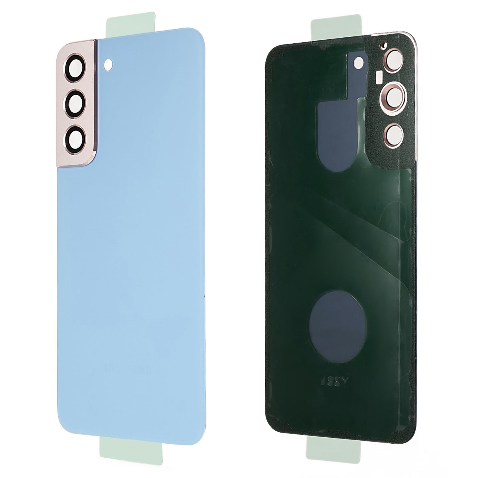 Pro Samsung Galaxy S22 5G S906 bateriový kryt s lepicí nálepkou, kryt objektivu fotoaparátu