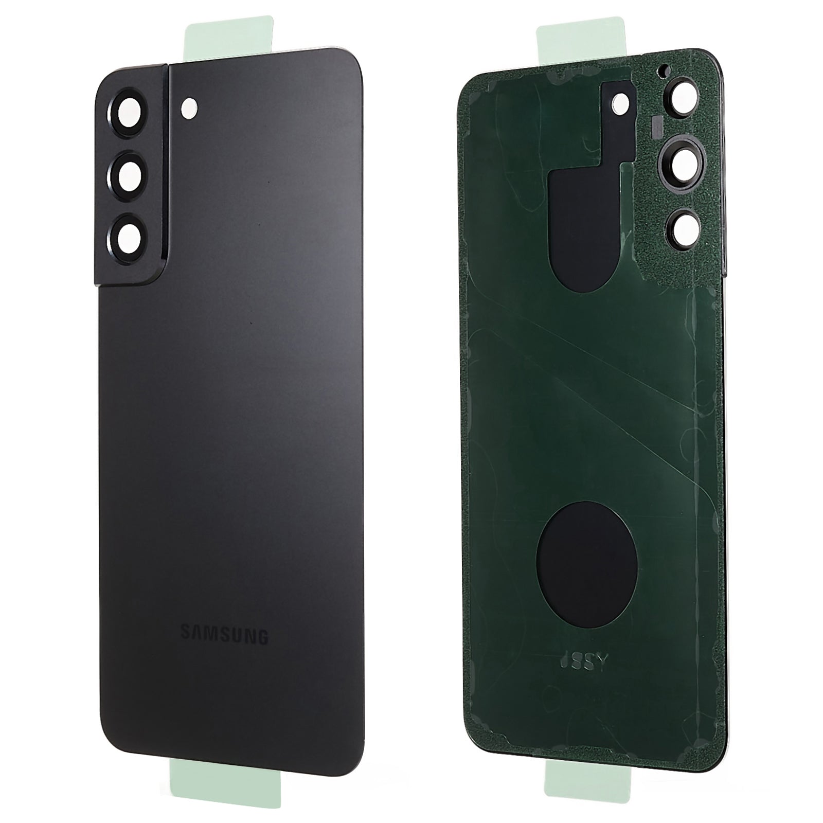 Pro Samsung Galaxy S22 5G S906 bateriový kryt s lepicí nálepkou, kryt objektivu fotoaparátu