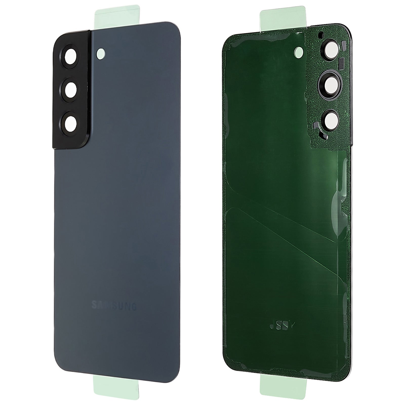 Pro Samsung Galaxy S22 5G S901 bateriový kryt s lepicí nálepkou, kryt objektivu fotoaparátu