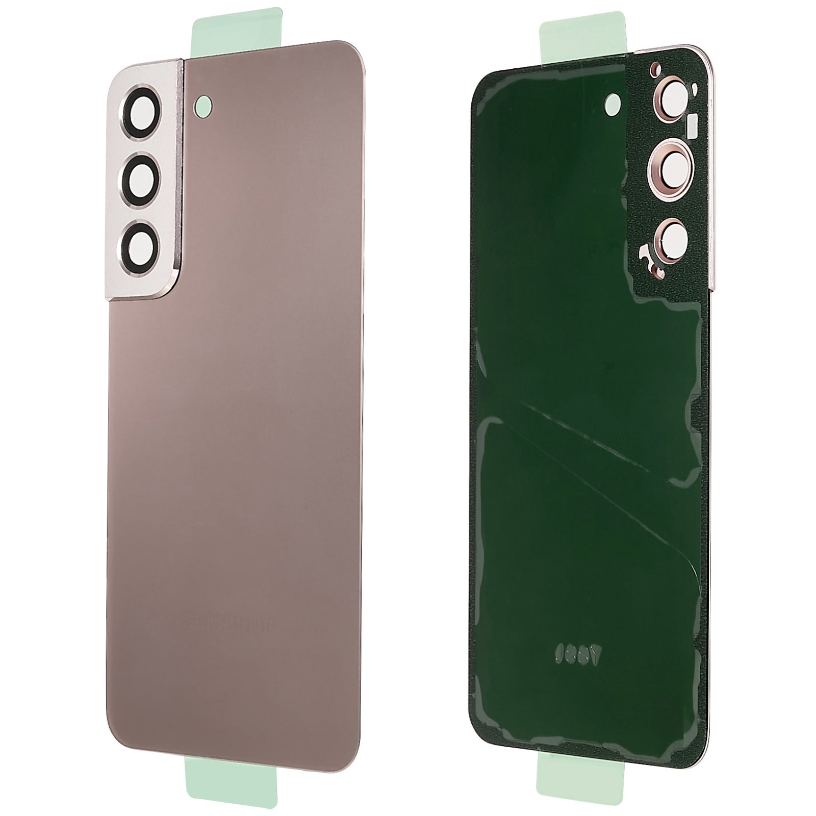 Pro Samsung Galaxy S22 5G S901 bateriový kryt s lepicí nálepkou, kryt objektivu fotoaparátu