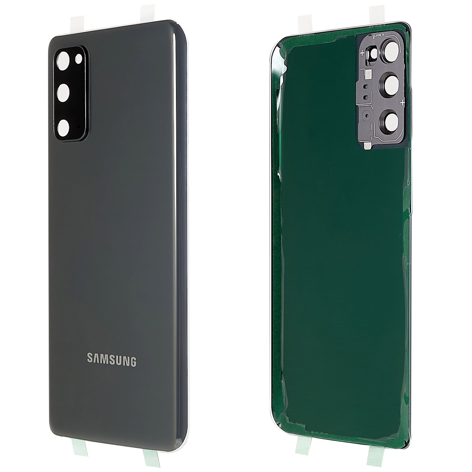 For Samsung Galaxy S20 4G G980 S20 5G G981 Battery Housing with Adhesive Sticker Camera Lens Cover