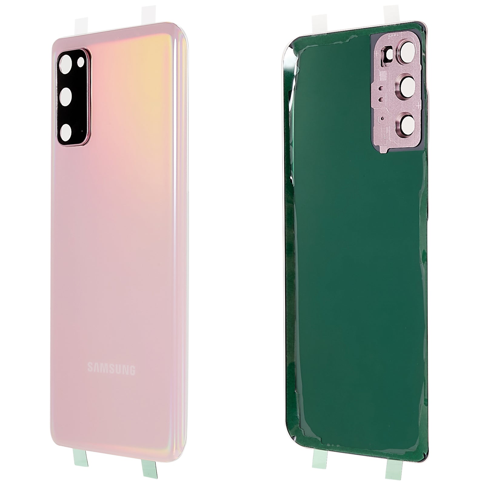 For Samsung Galaxy S20 4G G980 S20 5G G981 Battery Housing with Adhesive Sticker Camera Lens Cover