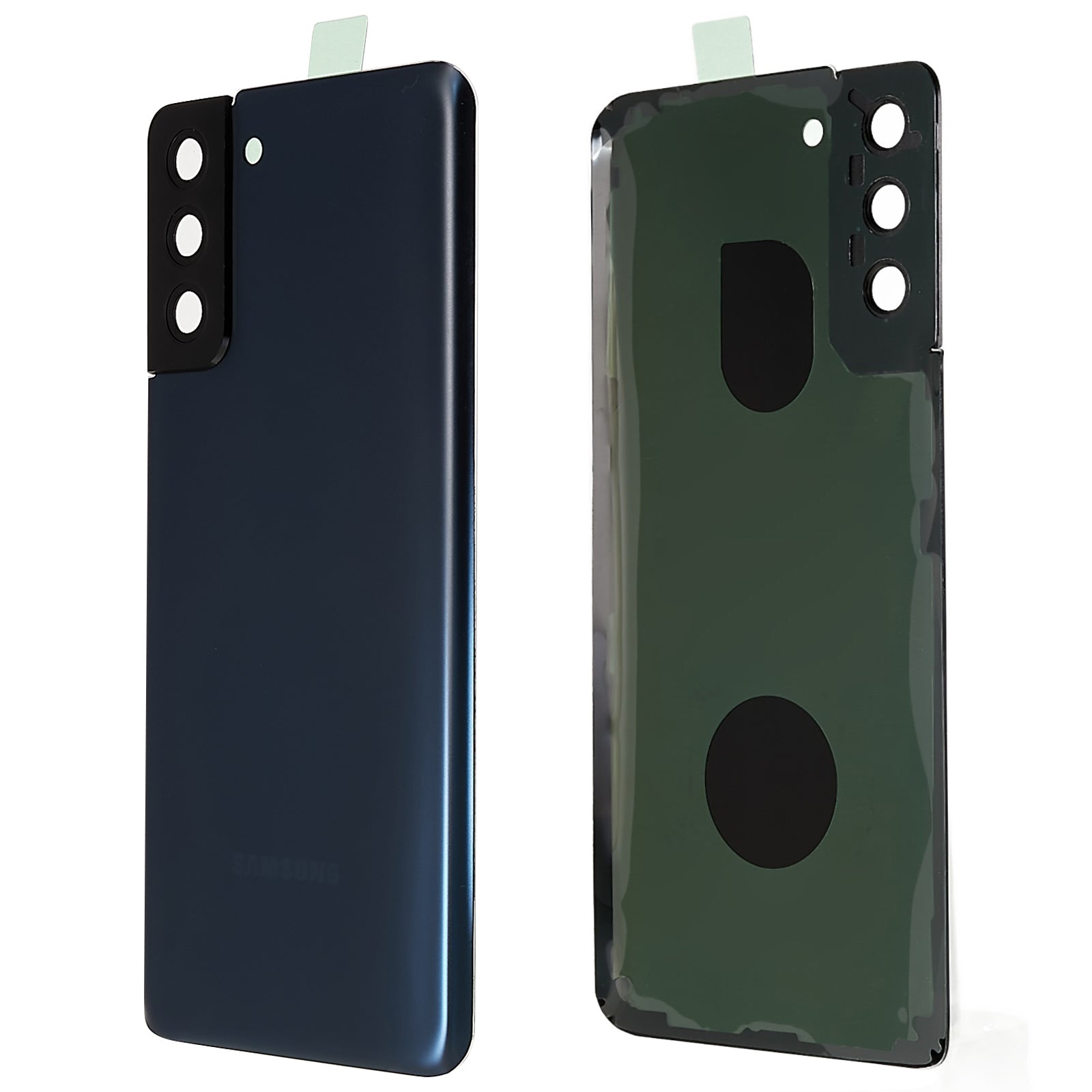 Pro Samsung Galaxy S21 5G G996 bateriový kryt s lepicí nálepkou, kryt objektivu fotoaparátu