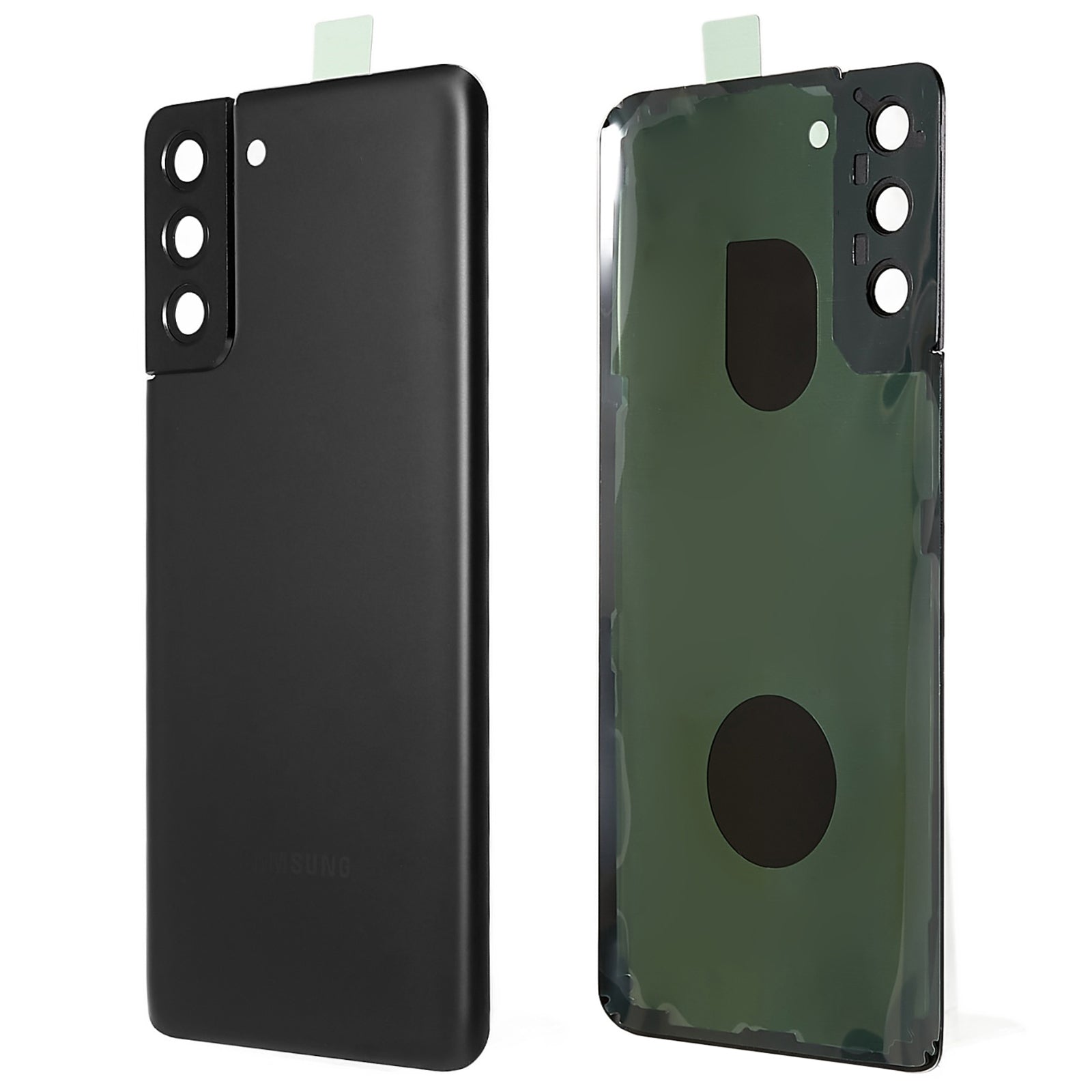 Pro Samsung Galaxy S21 5G G996 bateriový kryt s lepicí nálepkou, kryt objektivu fotoaparátu