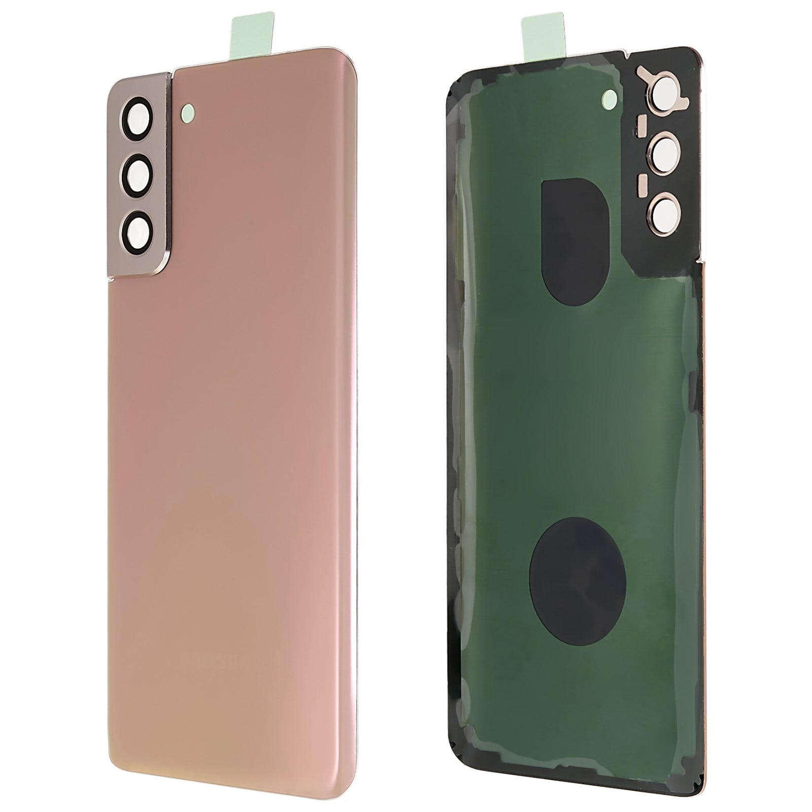 Pro Samsung Galaxy S21 5G G996 bateriový kryt s lepicí nálepkou, kryt objektivu fotoaparátu