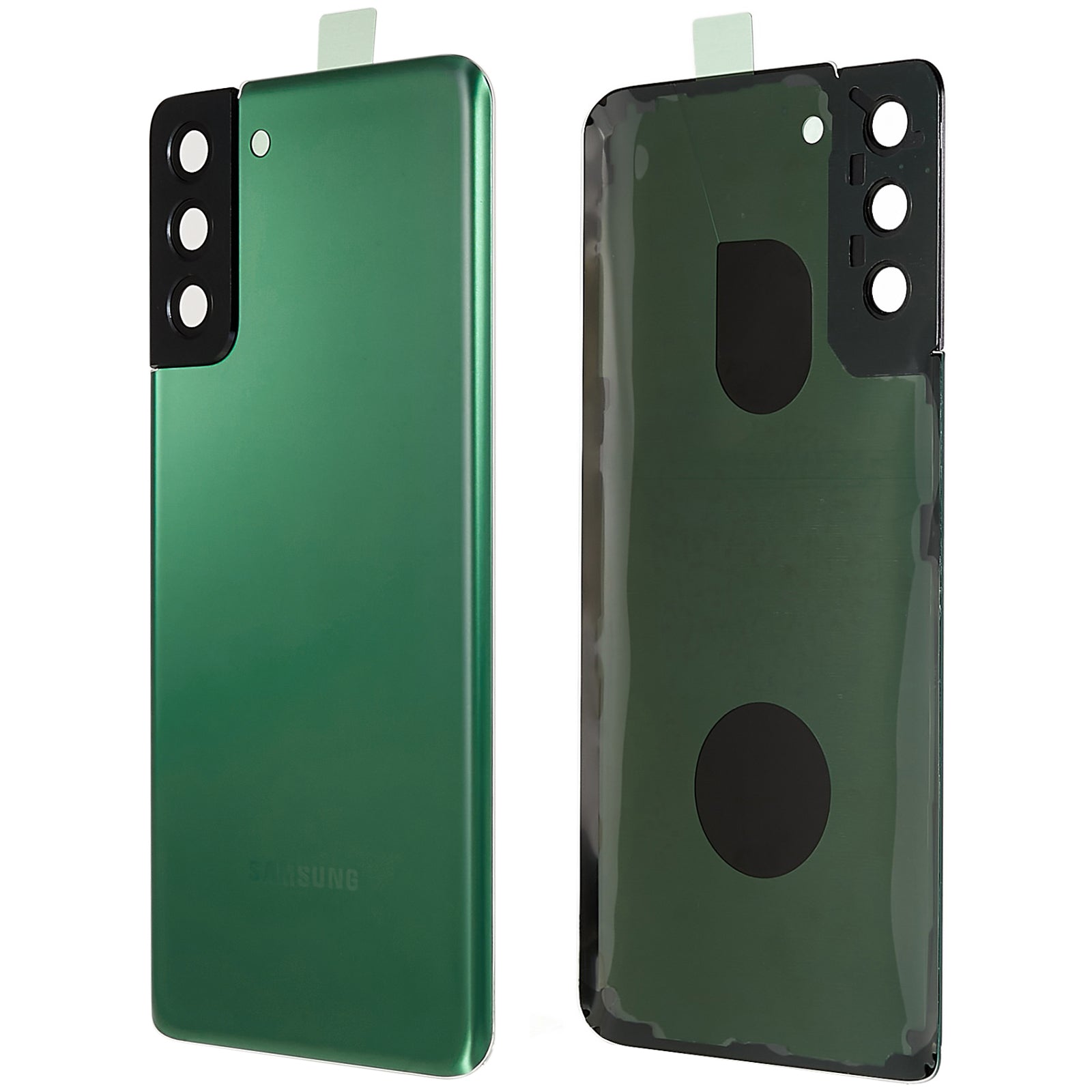 Pro Samsung Galaxy S21 5G G996 bateriový kryt s lepicí nálepkou, kryt objektivu fotoaparátu