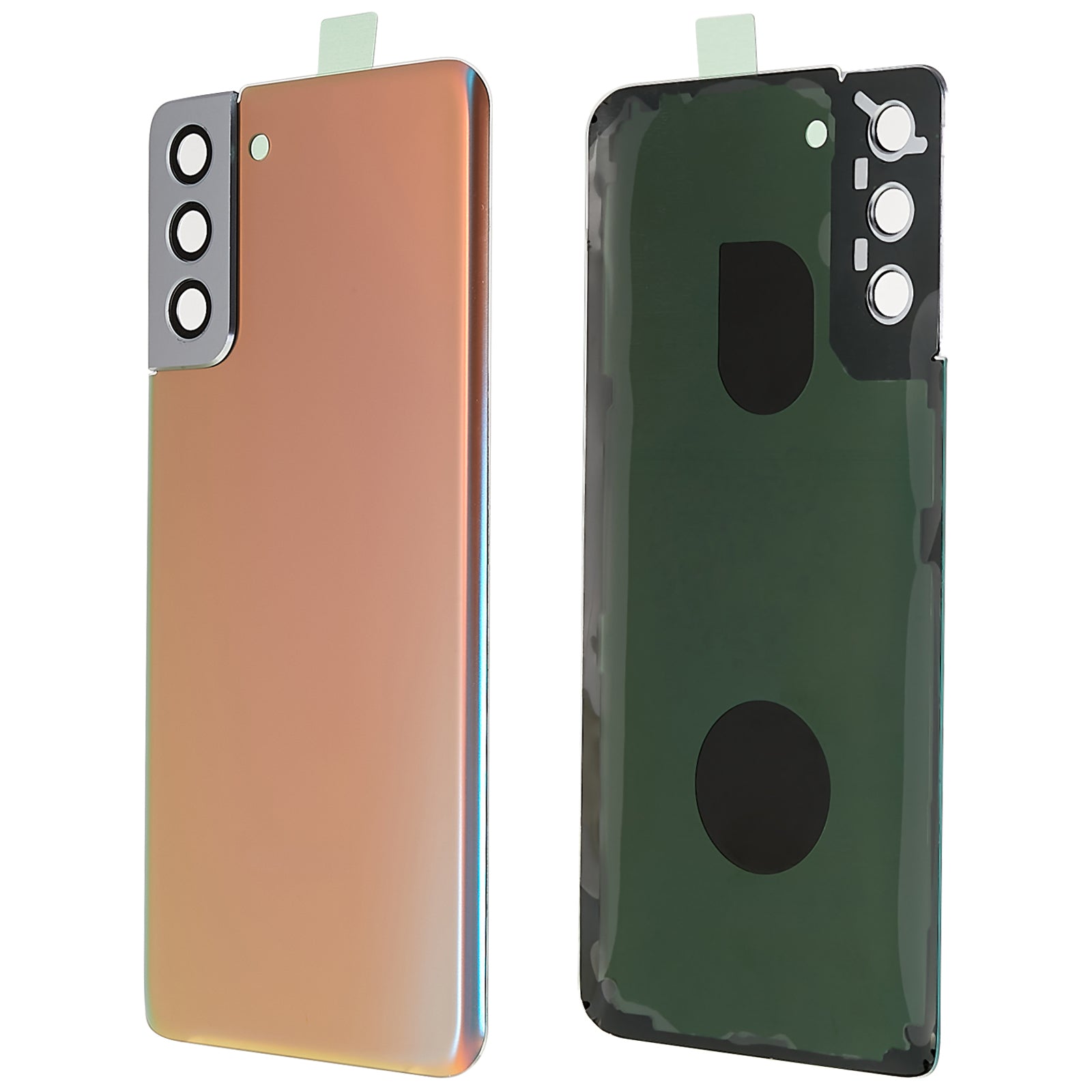 Pro Samsung Galaxy S21 5G G996 bateriový kryt s lepicí nálepkou, kryt objektivu fotoaparátu