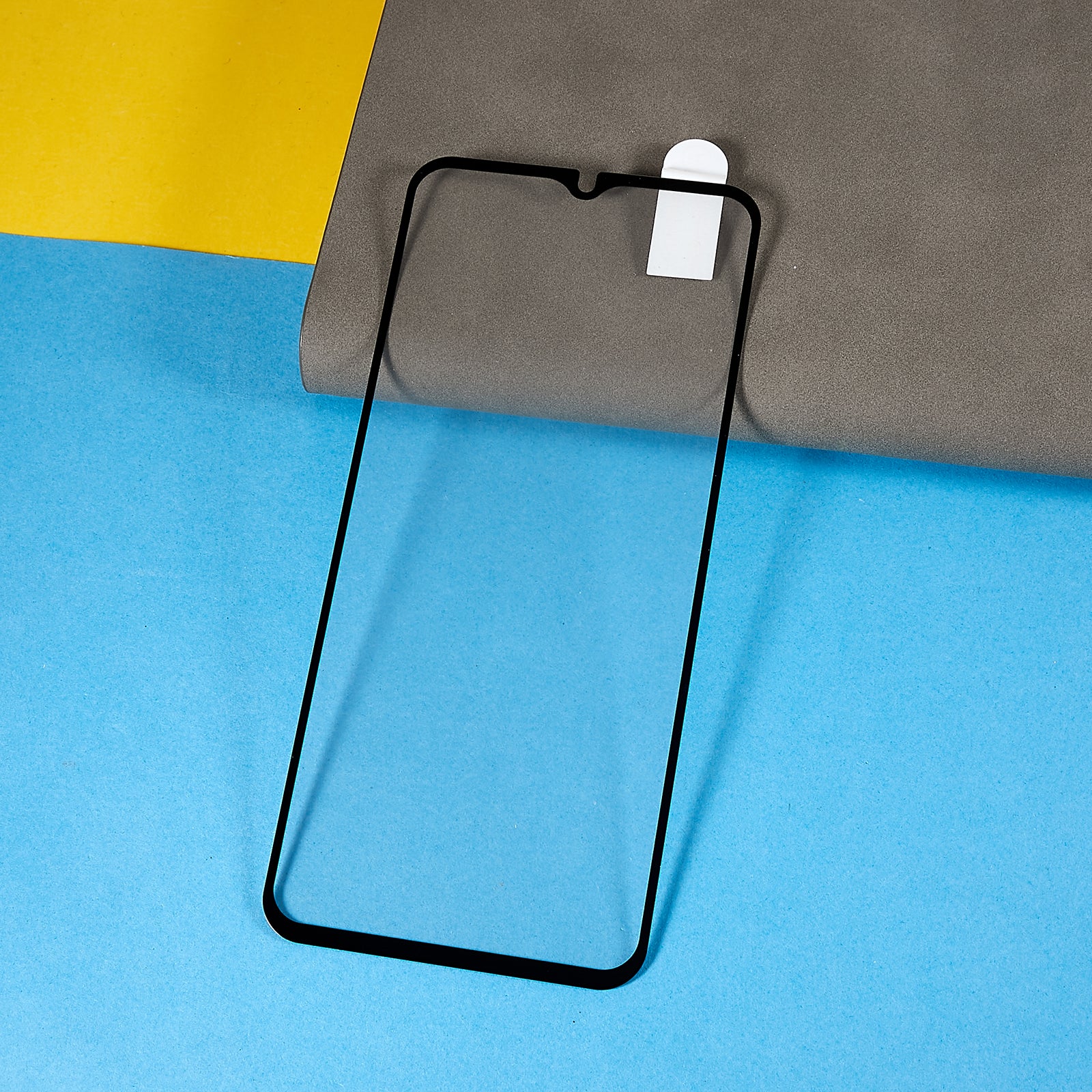 2PCS/Set For Samsung Galaxy A14 5G/A14 4G Anti-explosion Silk Printing Screen Protector Black Edge Full Glue Anti-fingerprint Full Cover Tempered Glass Film
