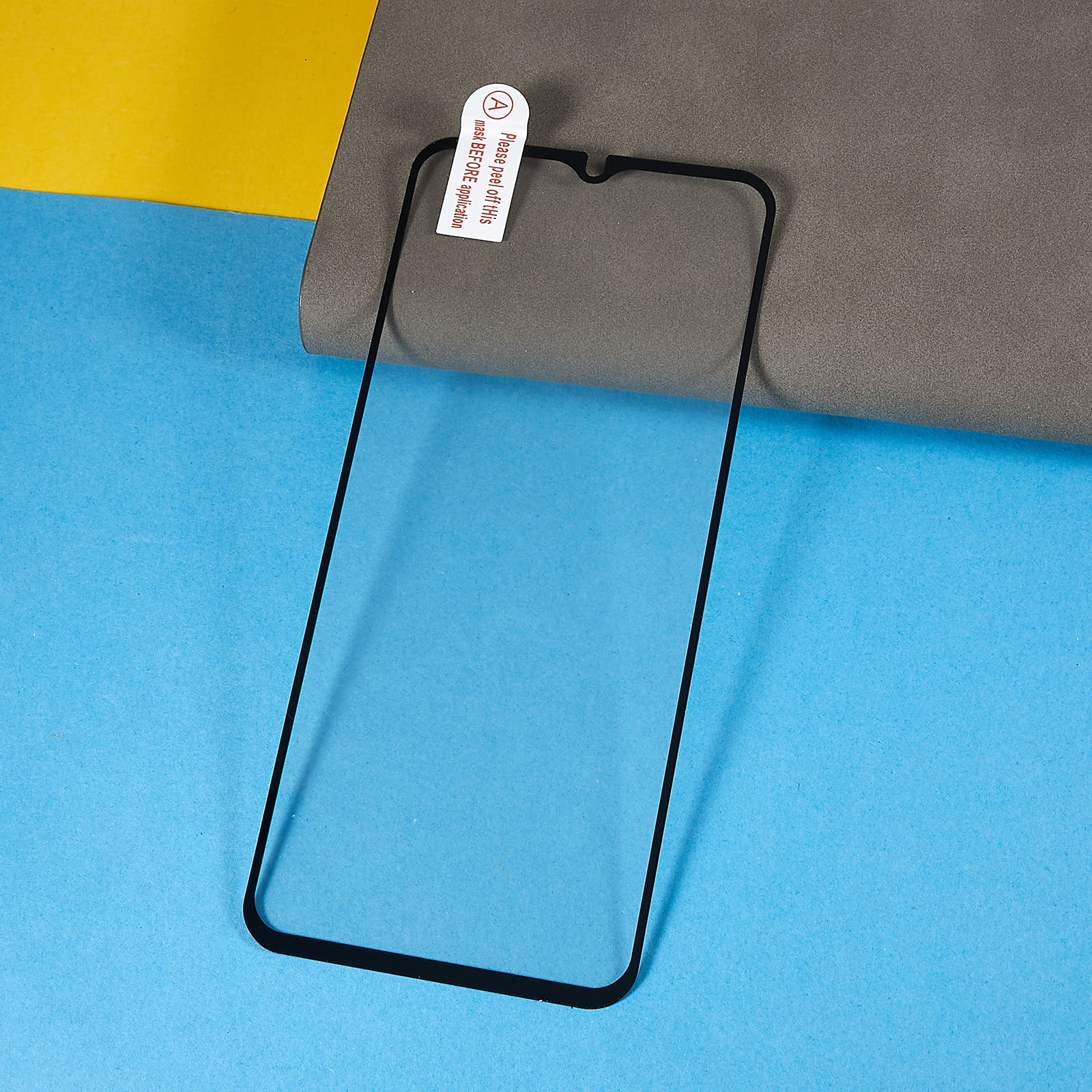 2PCS/Set For Samsung Galaxy A14 5G/A14 4G Anti-explosion Silk Printing Screen Protector Black Edge Full Glue Anti-fingerprint Full Cover Tempered Glass Film