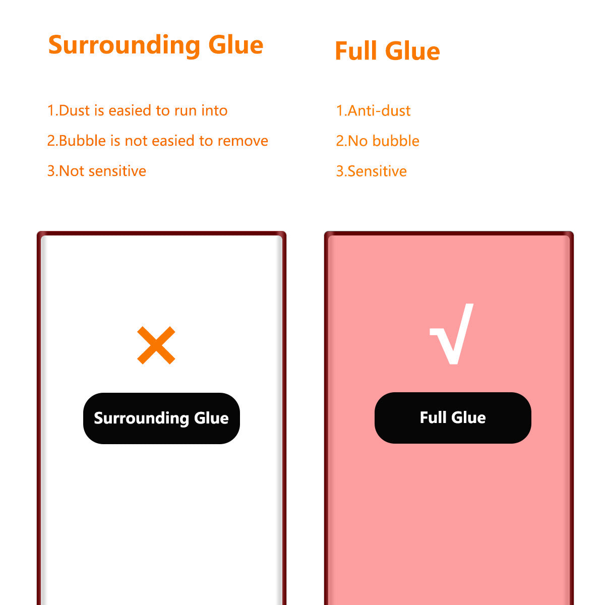 ENKAY HAT PRINCE 2Pcs/Set for Samsung Galaxy S23 Ultra Shatterproof Anti-fingerprint Tempered Glass Film 0.26mm 3D Curved Hot Bending Full Covering Full Glue Screen Protector