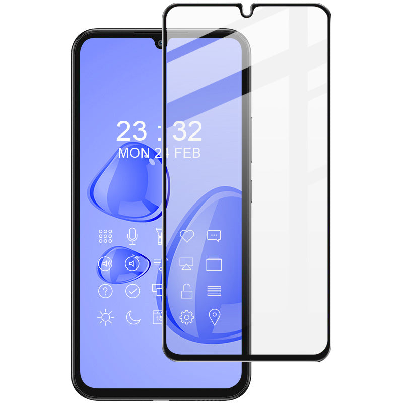 IMAK Pro Series for Samsung Galaxy A34 5G Full Covering Screen Protector Sensitive Touch Ultra Clear Tempered Glass Film