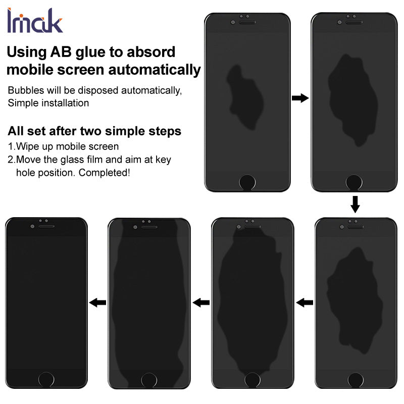 IMAK H Series for Motorola Moto G73 5G Shatterproof Ultra Clear Tempered Glass Film Sensitive Touch Full Glue Screen Protector