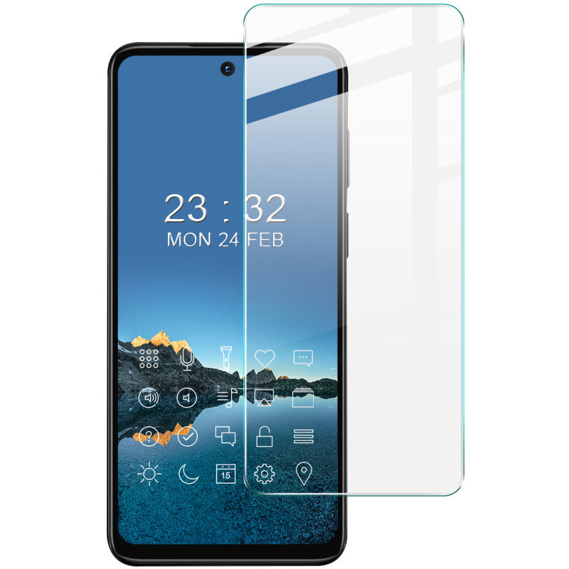 IMAK H Series Screen Protector for Motorola Moto G53 5G Anti-fingerprint Full Glue Ultra Clear Tempered Glass Film