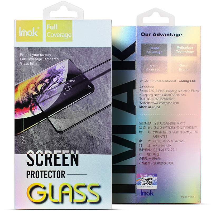 IMAK Pro Series Screen Protector for Xiaomi Redmi 12C 4G HD Clear Shatterproof Full Covering Tempered Glass Film