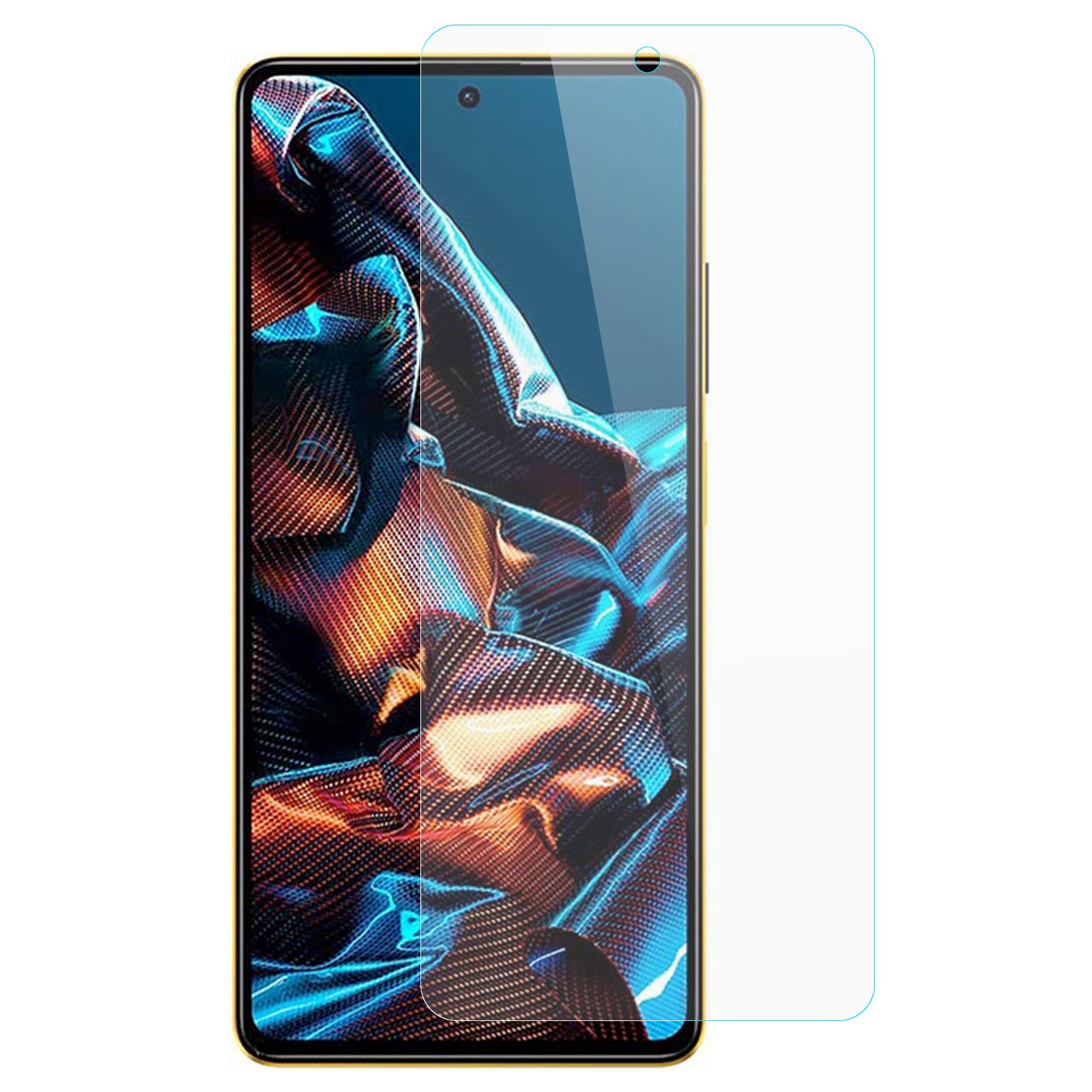 Screen Protector for Xiaomi Poco X5 Pro 5G/Redmi Note 12 Pro Speed 5G 0.3mm Arc Edge Anti-explosion HD Sensitive Touch Tempered Glass Film