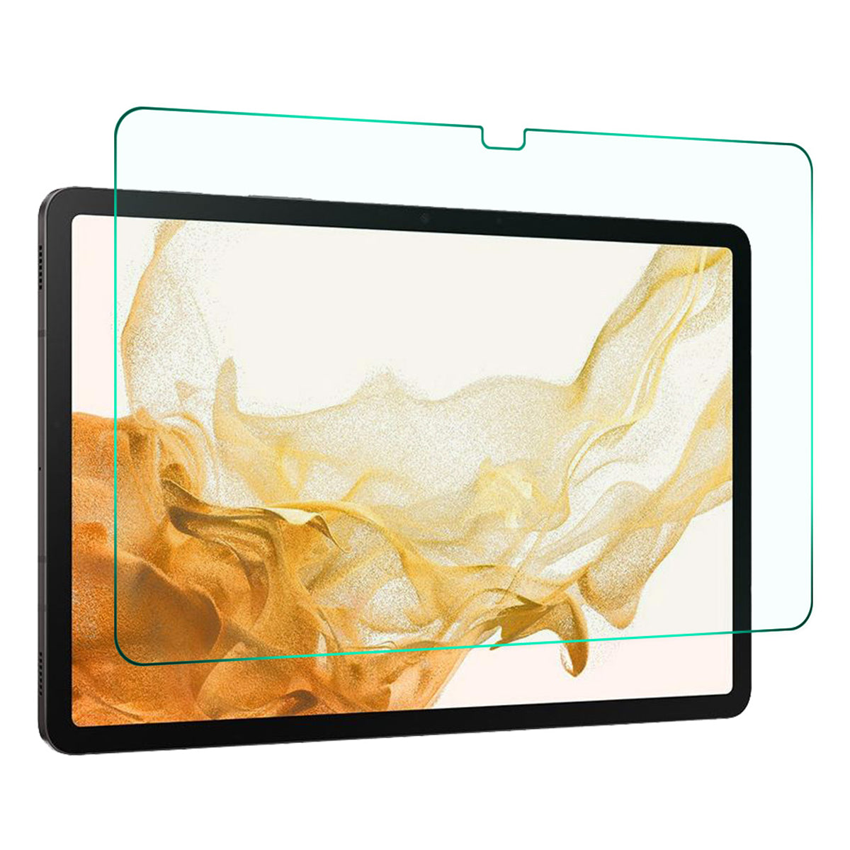 ENKAY HAT PRINCE For Samsung Galaxy Tab S9/S8/S7 FE Tempered Glass 0.33mm 9H 2.5D Arc Edge Screen Protector Anti-explosion HD Clear Film