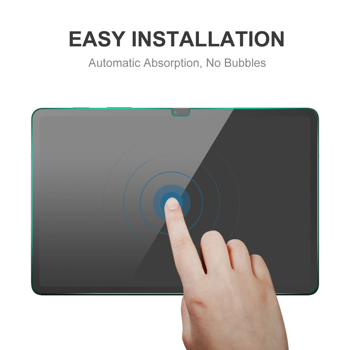 ENKAY HAT PRINCE 2Pcs Tempered Glass Screen Protector for Samsung Galaxy Tab S9/S8/S7 FE 0.33mm 9H 2.5D Anti-explosion Screen Protector