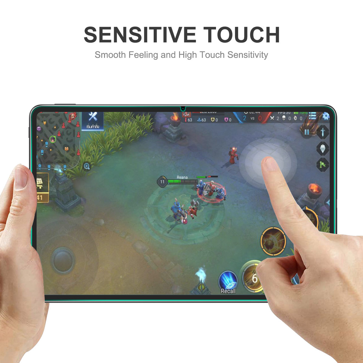 ENKAY HAT PRINCE Tempered Glass Screen Protector for Huawei MatePad Pro 12.6 (2021) 0.33mm 9H 2.5D Arc Edge Ultra Clear Full Glue Film