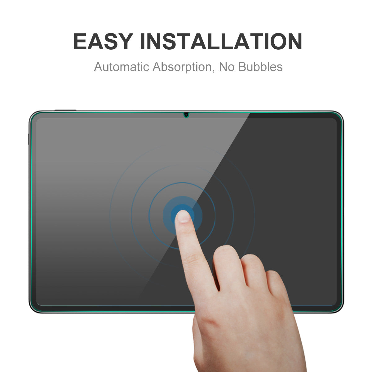 ENKAY HAT PRINCE 2Pcs Tempered Glass Film for Huawei MatePad Pro 12.6 (2021) 9H 2.5D Arc Edge 0.33mm Ultra Clear Anti-explosion Screen Protector