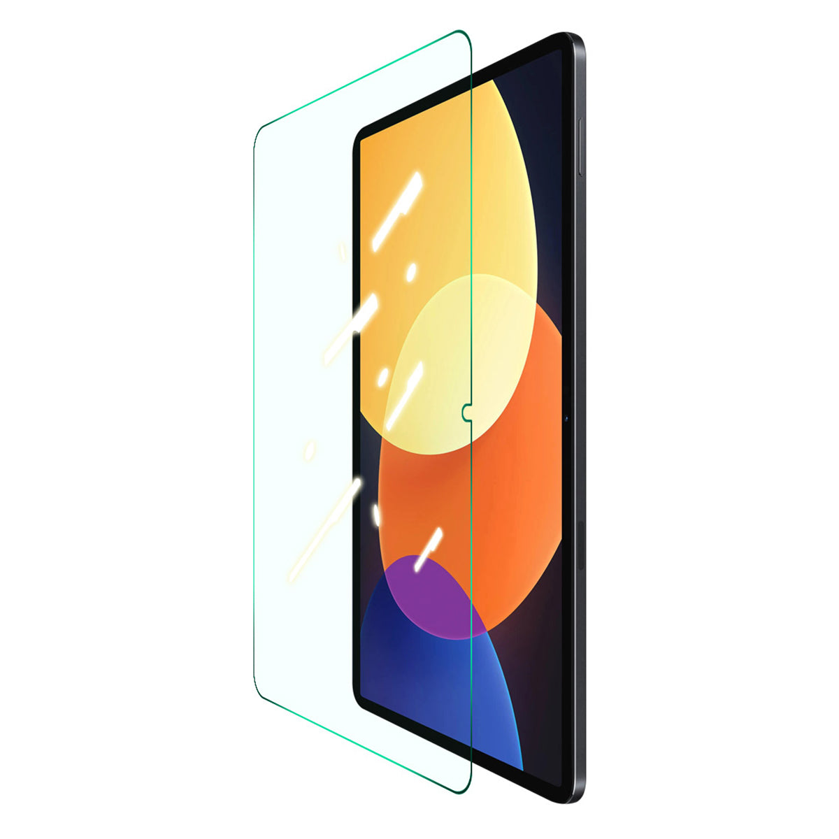 ENKAY HAT PRINCE Tempered Glass Film for Xiaomi Pad 5 Pro 12.4 (2022) 0.33mm 9H 2.5D Arc Edge Ultra Clear Anti-explosion Screen Protector