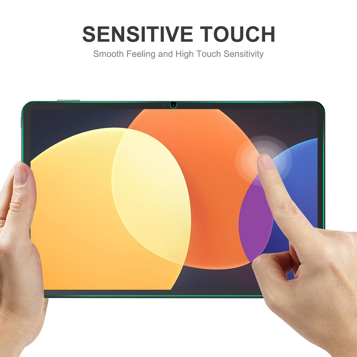 ENKAY HAT PRINCE Tempered Glass Film for Xiaomi Pad 5 Pro 12.4 (2022) 0.33mm 9H 2.5D Arc Edge Ultra Clear Anti-explosion Screen Protector