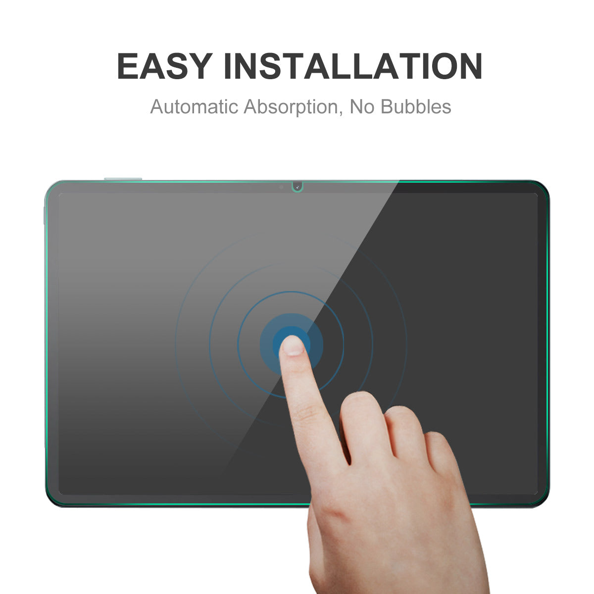 ENKAY HAT PRINCE Tempered Glass Film for Xiaomi Pad 5 Pro 12.4 (2022) 0.33mm 9H 2.5D Arc Edge Ultra Clear Anti-explosion Screen Protector