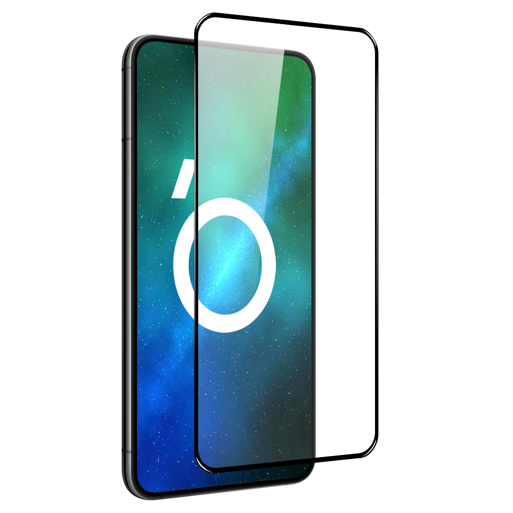 NORTHJO A Screen Protector For Samsung Galaxy A54 5G Silk Printing Full Cover 2.5D 0.3mm Anti-scratch High Aluminum-silicon Glass Film - Black