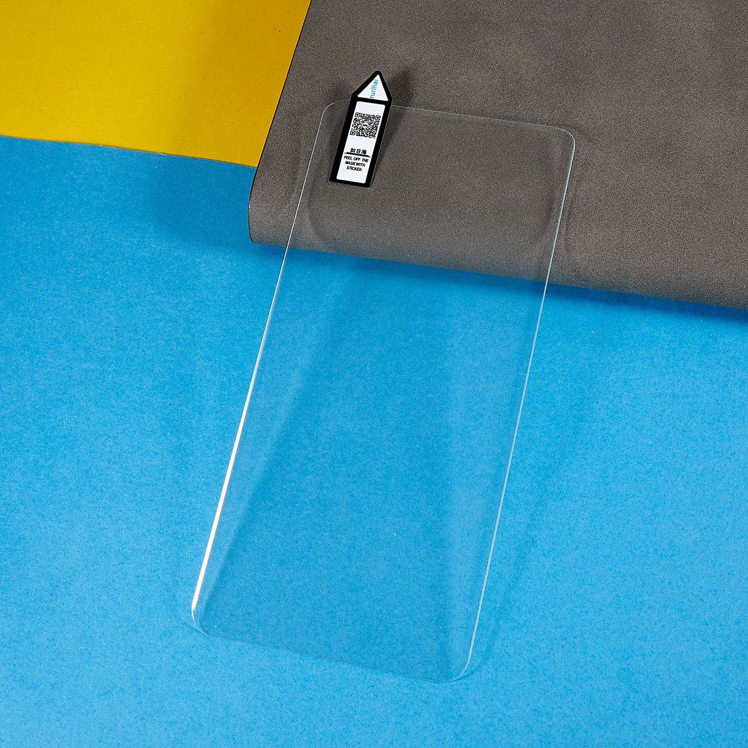 RURIHAI Screen Protector for Honor Magic4 5G/Magic4 Pro 5G 3D Curved Anti-scratch UV Liquid Tempered Glass Film Support Fingerprint Unlock