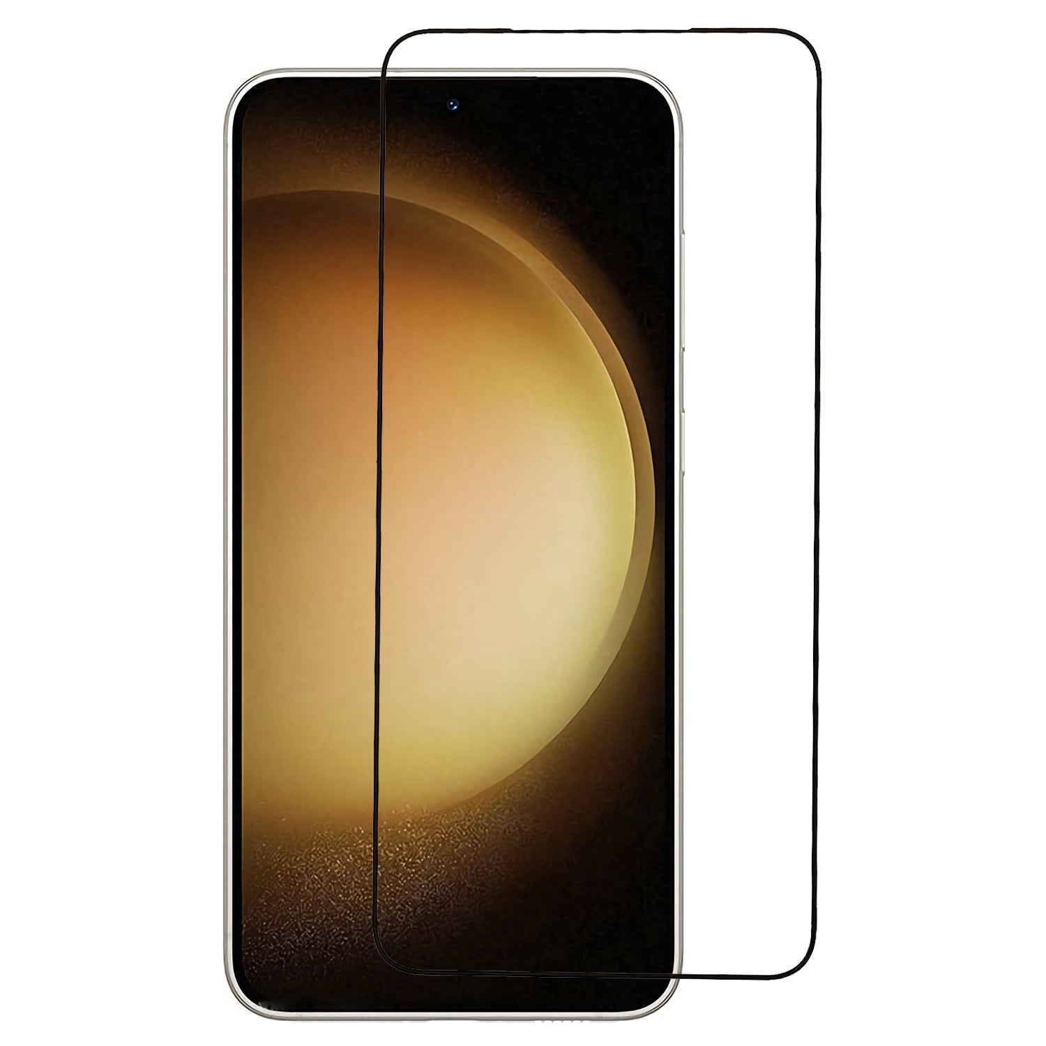 RURIHAI For Samsung Galaxy S22 5G/S23 Full Coverage Screen Protector Anti-explosion Full Glue HD High Aluminum-silicone Glass Film