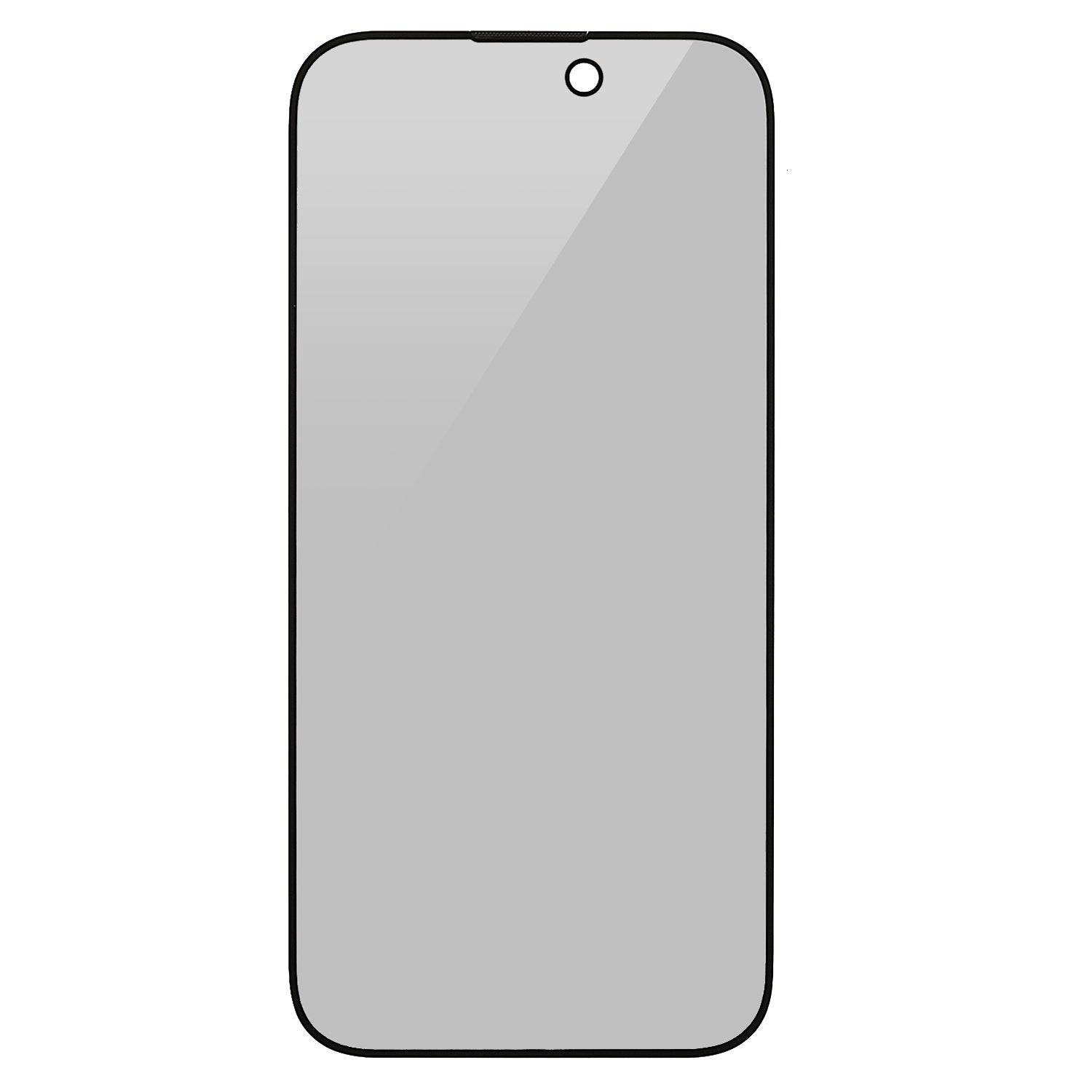 RURIHAI For iPhone 14 Pro Max Anti-spy Screen Protector Fast Adhering 0.26mm Full Glue High Aluminum-silicon Glass Film