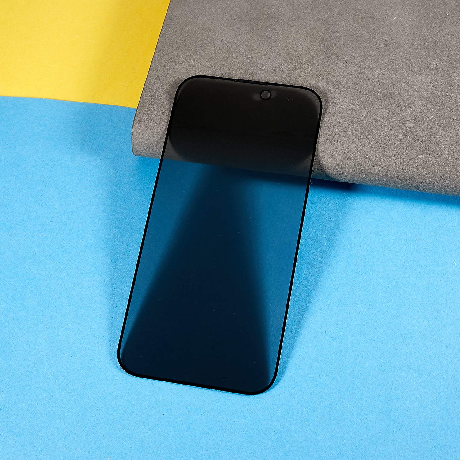 RURIHAI For iPhone 14 Pro Max Anti-spy Screen Protector Fast Adhering 0.26mm Full Glue High Aluminum-silicon Glass Film