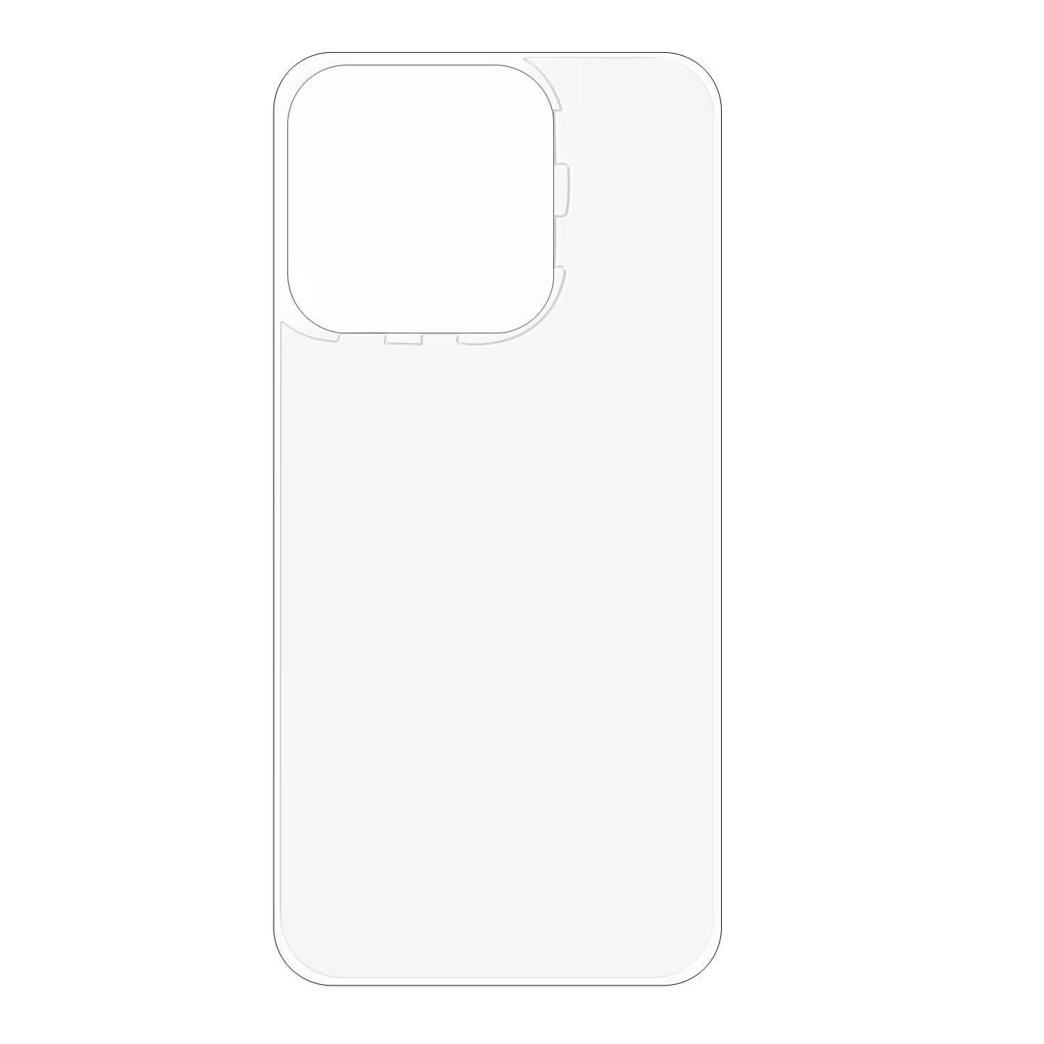 RURIHAI Phone Back Protector for iPhone 14 Pro Max 0.26mm 3D Hot Bending Side Glue High Aluminum-silicon Glass Back Film