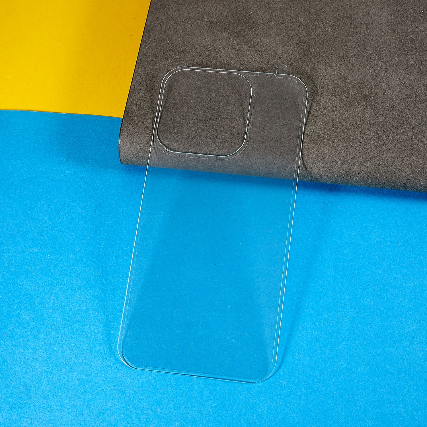 RURIHAI Phone Back Protector for iPhone 14 Pro Max 0.26mm 3D Hot Bending Side Glue High Aluminum-silicon Glass Back Film
