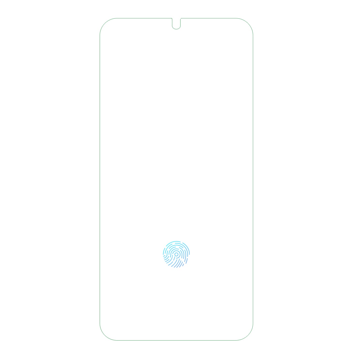 RURIHAI For Samsung Galaxy S22 5G/S23 0.20mm High Aluminum-silicon Glass Full Screen Protector HD Clear Film (Support Fingerprint Unlock)