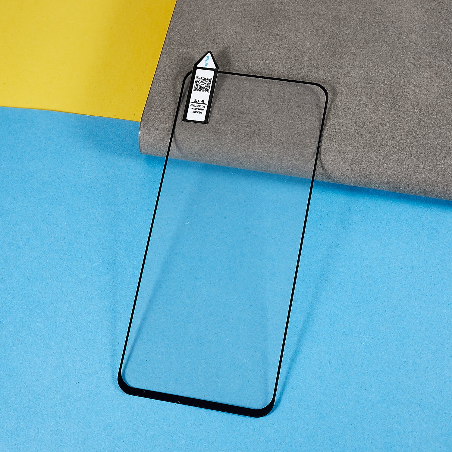 RURIHAI for Oppo Reno8 T 4G High Aluminum-silicon Glass Screen Protector 0.26mm 9H Anti-explosion 2.5D Secondary Hardening Full Screen Film