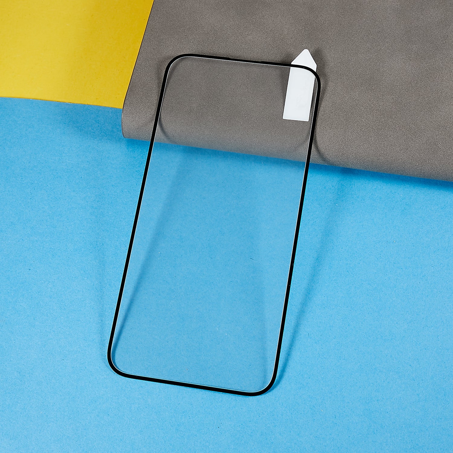 RURIHAI For iPhone 14 Pro 0.26mm AGC Glass Screen Protector 3D Carbon Fiber Edge Ultra Clear Full Glue Screen Film