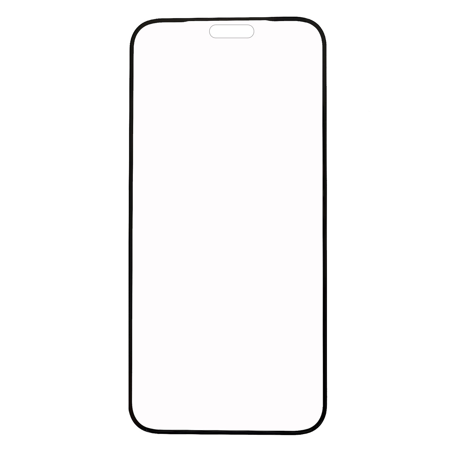 RURIHAI For iPhone 12 Pro Max 6.7 inch 0.26mm Ultra Clear AGC Glass 3D Carbon Fiber Edge Full Glue Screen Protector