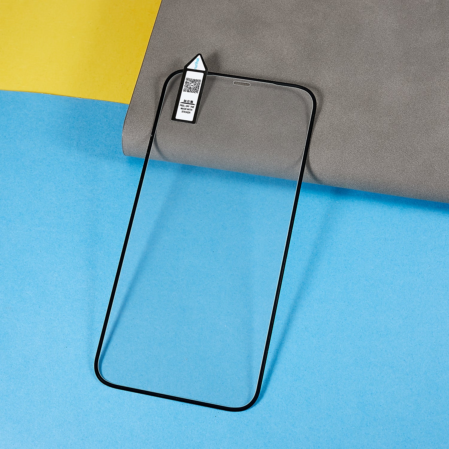 RURIHAI For iPhone 12 Pro Max 6.7 inch 0.26mm Ultra Clear AGC Glass 3D Carbon Fiber Edge Full Glue Screen Protector