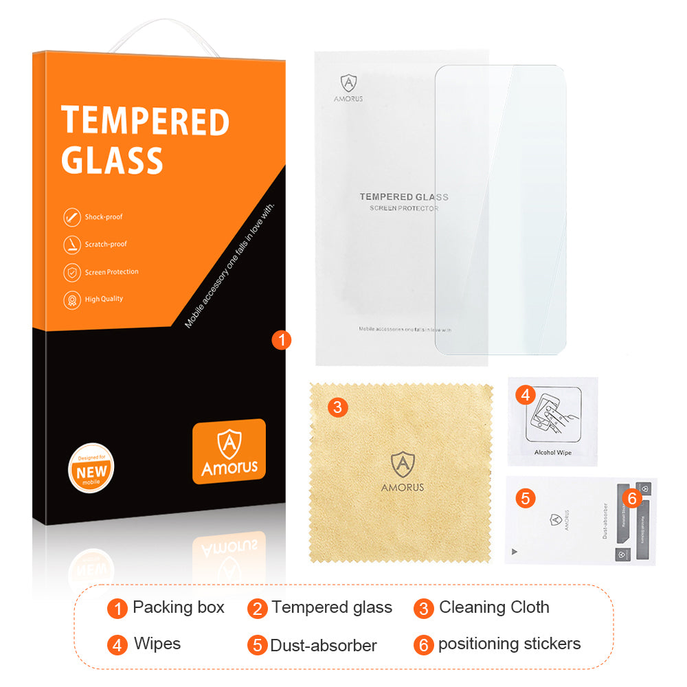 AMORUS for Xiaomi 13 Pro 5G Anti-explosion Full Covering Screen Protector UV Liquid Full Glue 3D Curved Edge HD Tempered Glass Screen Film