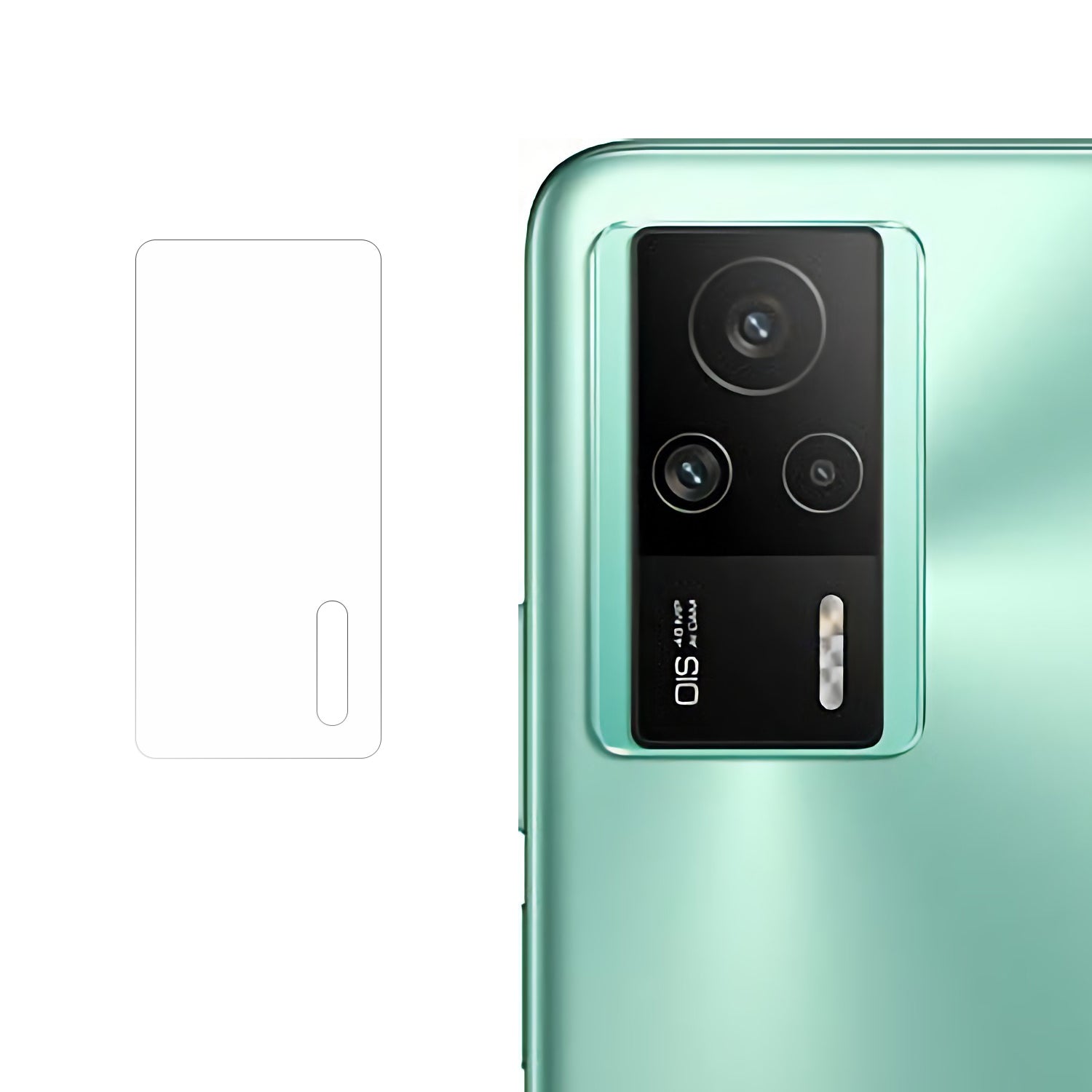 Back Camera Lens Protector for Xiaomi Redmi K60E 5G Soft Soda-lime Glass HD Clear Protective Lens Film