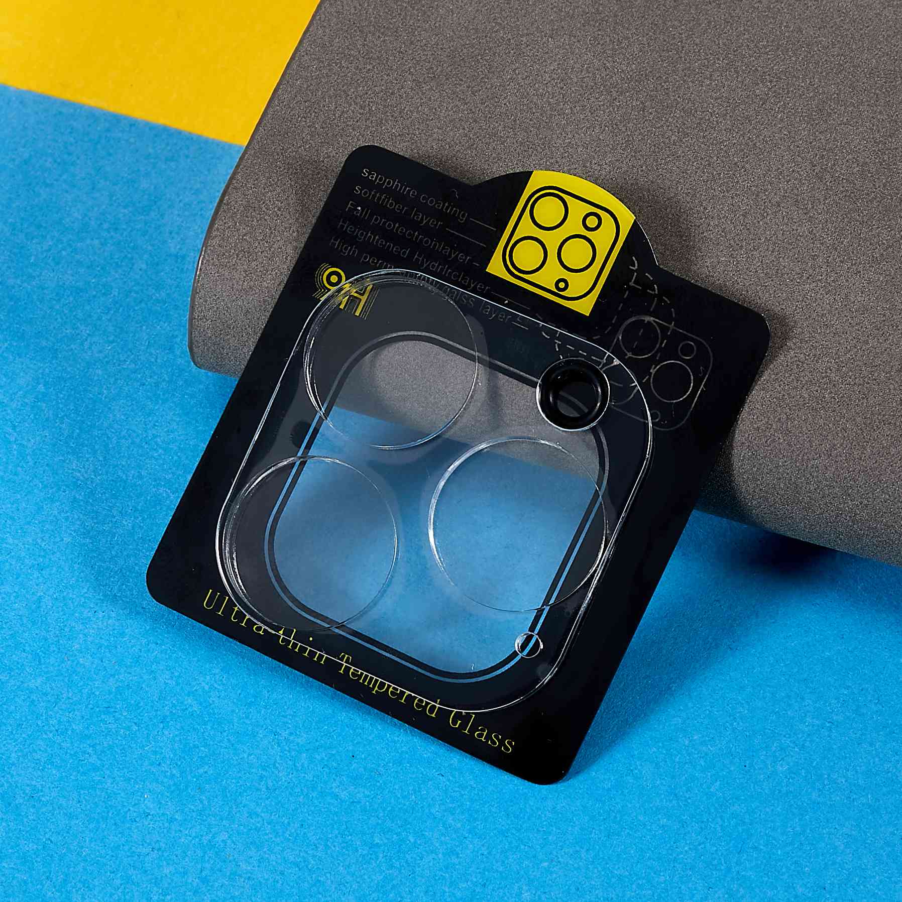 For iPhone 14 Pro 3D Acrylic Camera Lens Protector Ultra Clear Anti-scratch Rear Lens Film